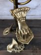 画像5: Vintage Brass Gloved Hand Clip Stand JAPAN (J206) (5)