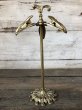 画像2: Vintage Brass Gloved Hand Clip Stand JAPAN (J203) (2)