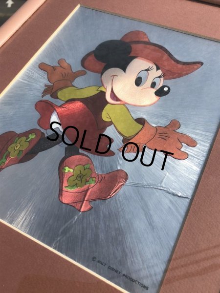 画像5: Vintage Foil Picture of Disney Mickey & Minnie Mouse (J209) (5)