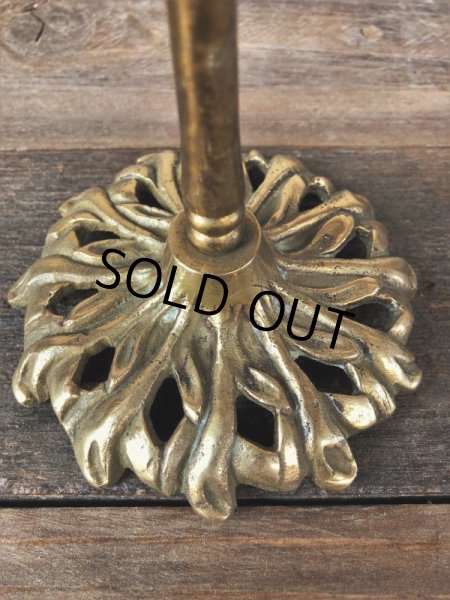 画像10: Vintage Brass Gloved Hand Clip Stand JAPAN (J206) (10)