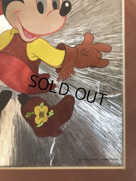画像7: Vintage Foil Picture of Disney Mickey & Minnie Mouse (J209) (7)