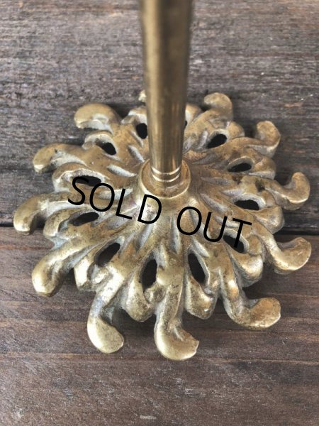 画像8: Vintage Brass Gloved Hand Clip Stand JAPAN (J204) (8)