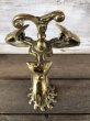 画像7: Vintage Brass Gloved Hand Clip Stand JAPAN (J203) (7)