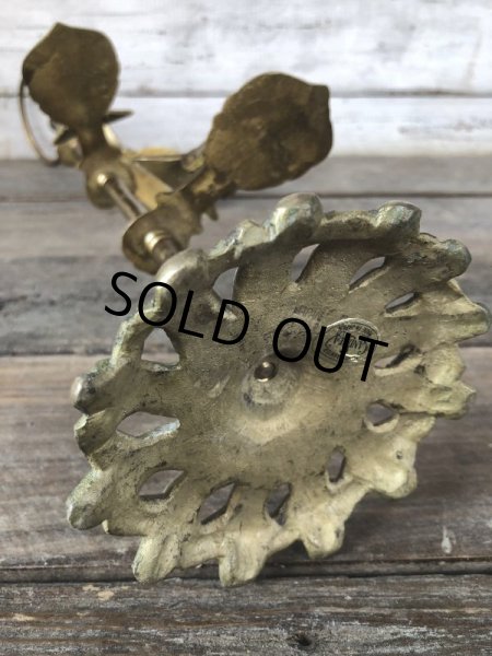 画像9: Vintage Brass Gloved Hand Clip Stand JAPAN (J206) (9)