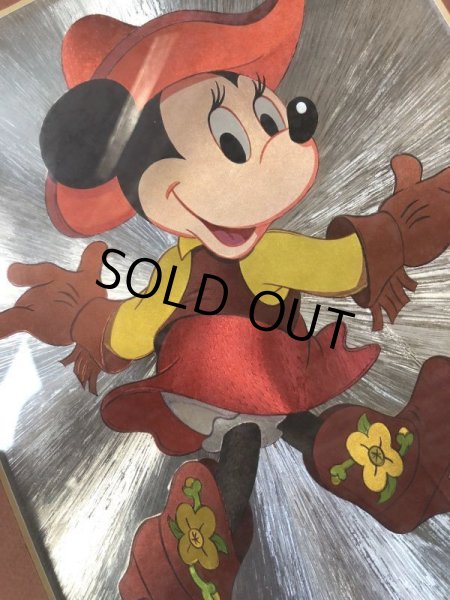 画像8: Vintage Foil Picture of Disney Mickey & Minnie Mouse (J209) (8)