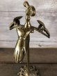 画像5: Vintage Brass Gloved Hand Clip Stand JAPAN (J203) (5)