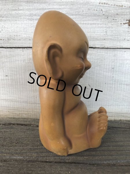 画像5: 50s Billiken Kelvin JAPAN Ceramic Piggy Bank (J210) (5)