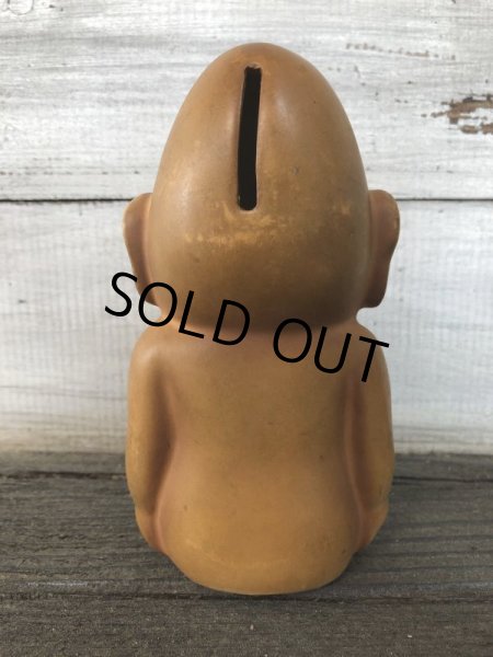 画像4: 50s Billiken Kelvin JAPAN Ceramic Piggy Bank (J210) (4)