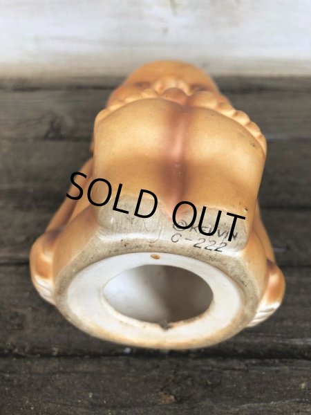 画像6: 50s Billiken Kelvin JAPAN Ceramic Piggy Bank (J210) (6)