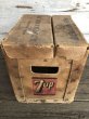 画像4: Vintage 7-UP Waxed Cardboard Crate (J214) (4)