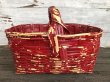 画像3: Antique Primitive Baskets Red (J216) (3)