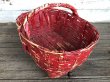 画像2: Antique Primitive Baskets Red (J216) (2)