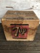 画像3: Vintage 7-UP Waxed Cardboard Crate (J214) (3)