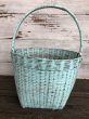 画像2: Antique Primitive Baskets Green (J217) (2)