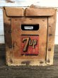 画像6: Vintage 7-UP Waxed Cardboard Crate (J214) (6)