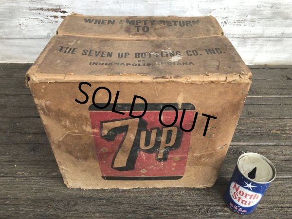 画像2: Vintage 7-UP Waxed Cardboard Crate (J214) (2)