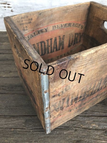 画像6: 40s Vintage Wooden Crate Windham Dry (J221)  (6)