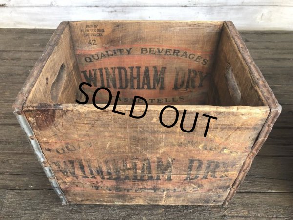 画像5: 40s Vintage Wooden Crate Windham Dry (J221)  (5)