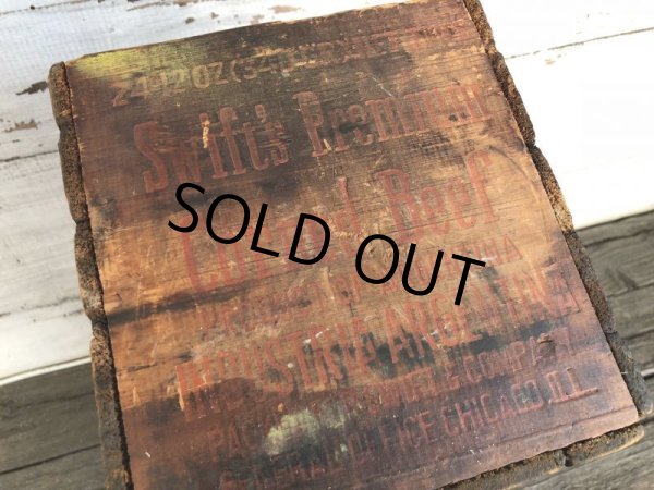 画像5: Vintage Wooden Box Corned Beef (J222)  (5)