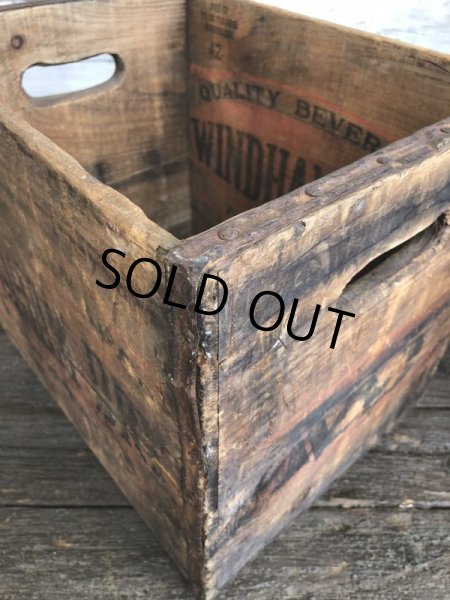 画像7: 40s Vintage Wooden Crate Windham Dry (J221)  (7)