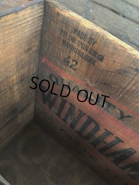 画像10: 40s Vintage Wooden Crate Windham Dry (J221)  (10)