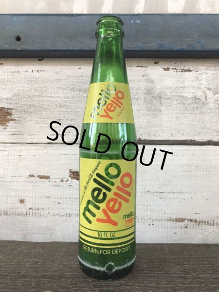画像2: Vintage Soda Glass Bottle Mello Yello (J243) (2)