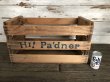 画像1: Vintage Wooden Crate HI! Pa'dner Cantaloupes (J250) (1)