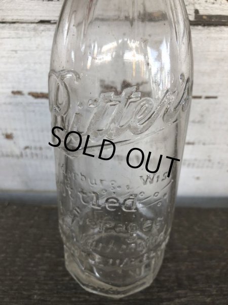 画像8: Vintage Soda Glass Bottle Ritter's (J249) (8)