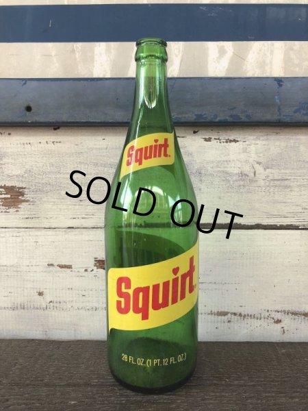 画像2: Vintage Soda Glass Bottle Squirt (J247) (2)