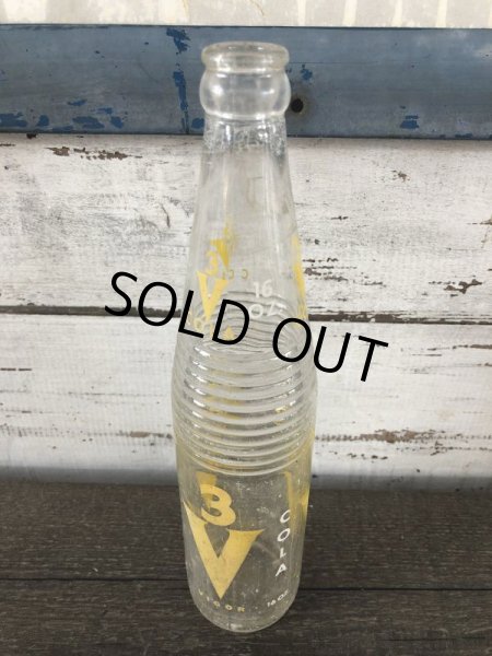 画像4: Vintage Soda Glass Bottle 3V Cola (J233) (4)