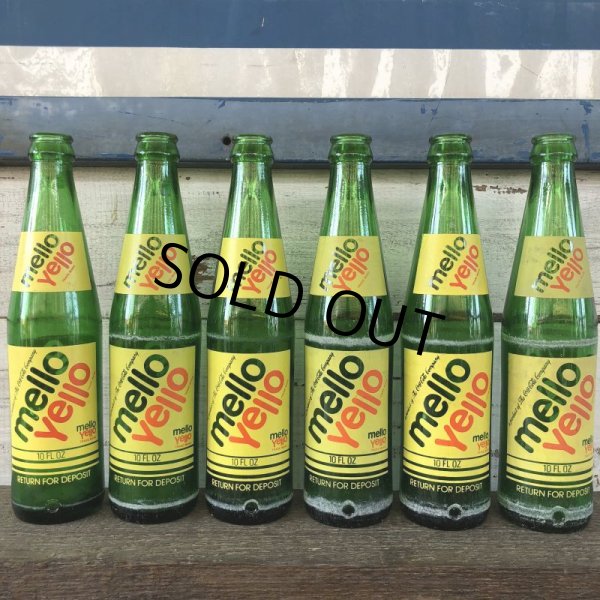 画像1: Vintage Soda Glass Bottle Mello Yello (J243) (1)