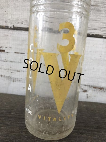 画像6: Vintage Soda Glass Bottle 3V Cola (J233) (6)