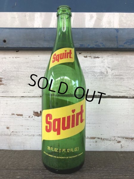 画像4: Vintage Soda Glass Bottle Squirt (J247) (4)