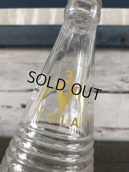 画像7: Vintage Soda Glass Bottle 3V Cola (J233) (7)
