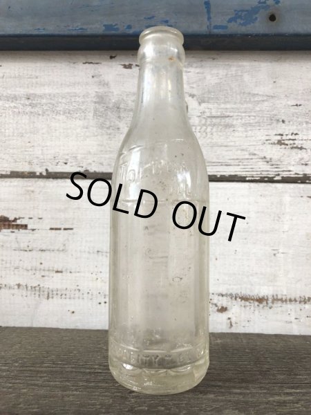 画像2: Vintage Soda Glass Bottle Toluca Ill (J236) (2)