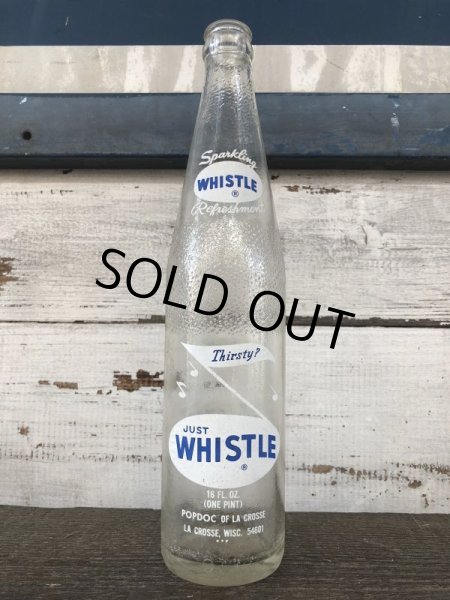 画像2: Vintage Soda Glass Bottle Whistle (J245) (2)