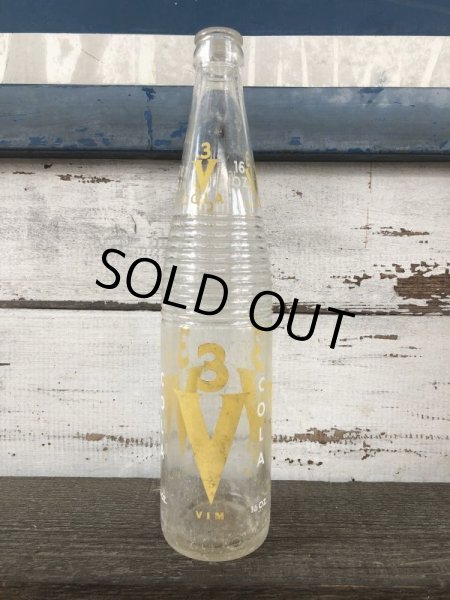 画像2: Vintage Soda Glass Bottle 3V Cola (J233) (2)