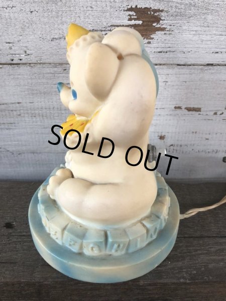 画像2: 60s Vintage Circus Bear Lamp Rubber Doll (J251) (2)