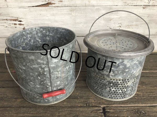 画像4: Vintage Sears Fishing Minnow Bucket (J253)   (4)