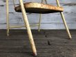 画像8: Vintage Folding Step Stool Chair Yellow (J255)   (8)