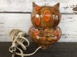 画像3: Vintage Ceramic Owl TV Lamp (J257)   (3)