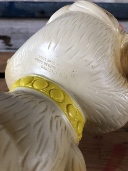 画像9: Vintage Russ Plastic Coin Bank Cute Dog (J263)   (9)