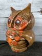 画像2: Vintage Ceramic Owl TV Lamp (J256)   (2)