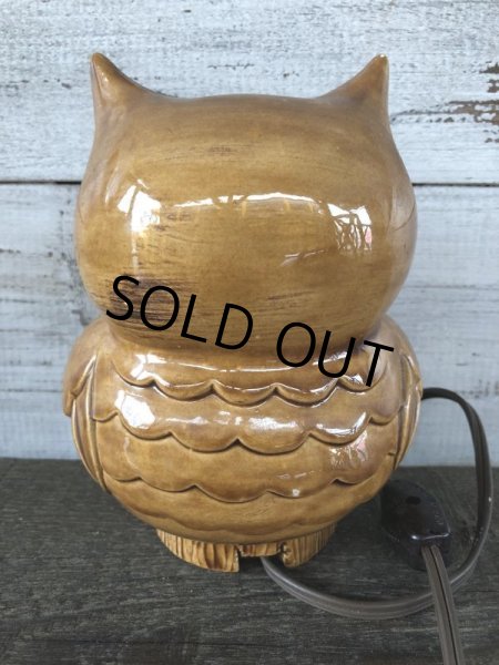 画像3: Vintage Ceramic Owl TV Lamp (J256)   (3)