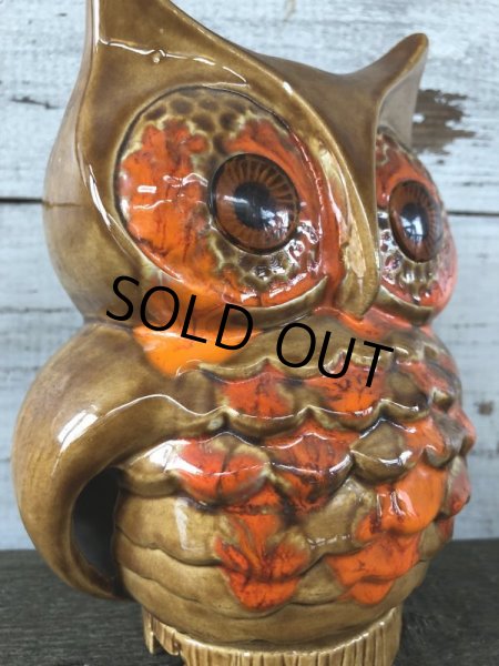 画像6: Vintage Ceramic Owl TV Lamp (J256)   (6)