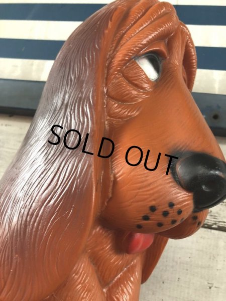 画像5: Vintage NY Vinyl Plastic Coin Bank Basset hound (J258)   (5)