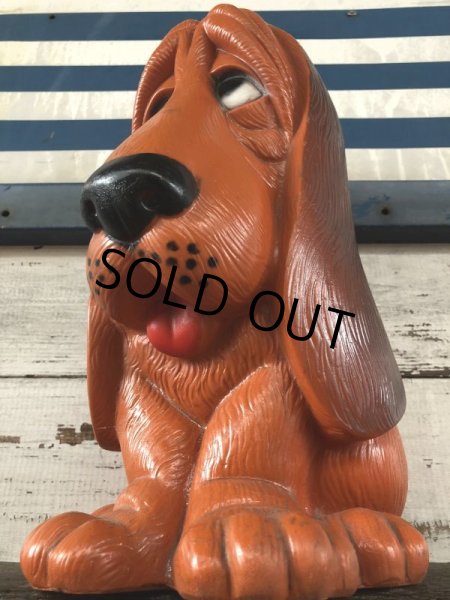 画像6: Vintage NY Vinyl Plastic Coin Bank Basset hound (J258)   (6)