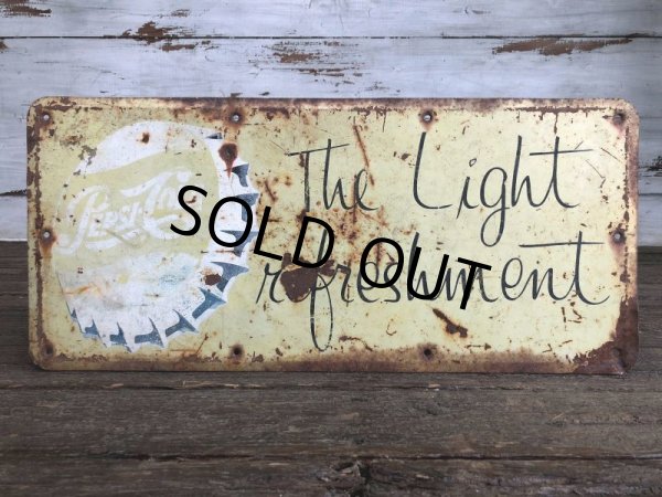 画像2: 50s vintage Pepsi-Cola Bottle Cap Sign (J266)  (2)