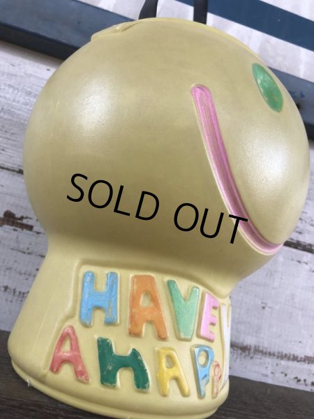 画像8: Vintage Plastic Bucket Smiley Happy Face (J271) (8)