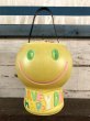 画像1: Vintage Plastic Bucket Smiley Happy Face (J271) (1)